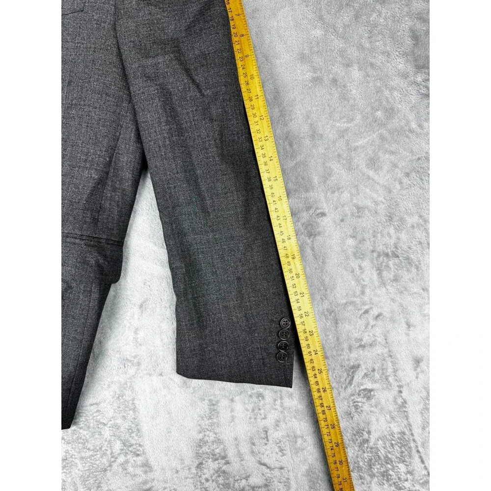 Canali Mens Suit 58R Gray Wool 2 Pieces Italy Travel Silk Lined made in Italy